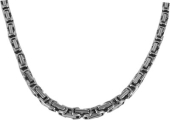K�nigskette eckig - Chirurgischer Edelstahl 316L / ST-KKF