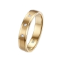 Preview: DOOSTI Ehering / Trauring / Partnerring aus Gelbgold mit Brillanten - inkl. Gratis Gravur