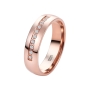Preview: DOOSTI Ehering / Trauring / Partnerring Rosegold mit Brillanten - inkl. Gratis Gravur