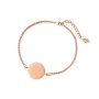 Preview: DOOSTI Zartes Armband 925/- Silber Rosegold vergoldet - inkl. Gratis Gravur