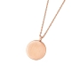 Preview: DOOSTI Zarte Halskette 925/- Silber Rosegold vergoldet - inkl. Gratis Gravur