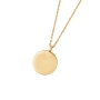 Preview: DOOSTI Zarte Halskette 925/- Silber Gelbgold vergoldet - inkl. Gratis Gravur