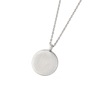 DOOSTI Zarte Halskette 925/- Silber rhodiniert - inkl. Gratis Gravur