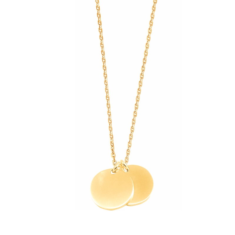DOOSTI Damen Halskette mit Anhänger 333/- Gelbgold
